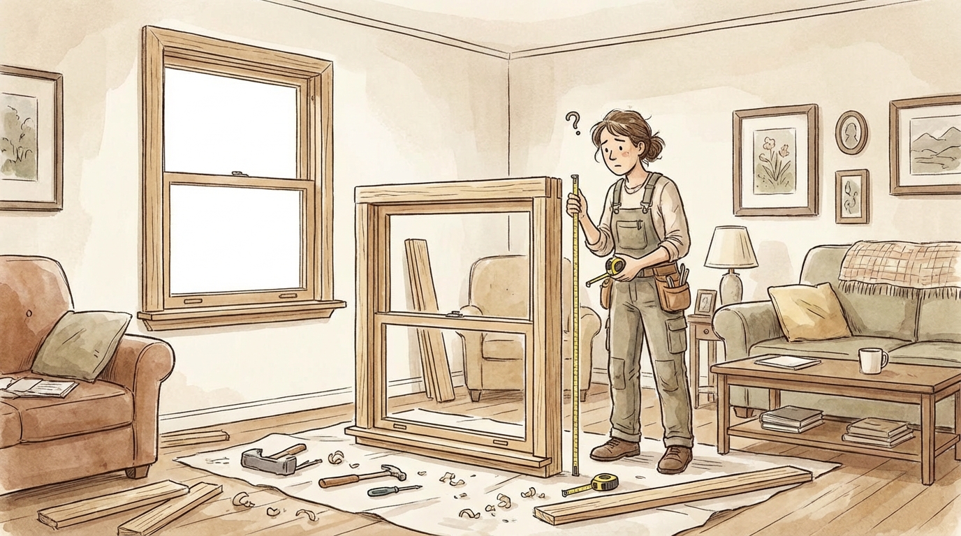 内窓 DIY 失敗 寸法 間違えた時は？