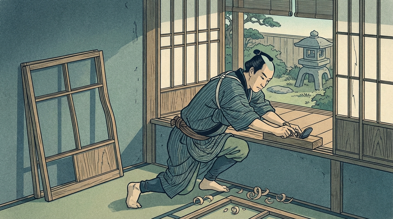 窓枠の歪みで内窓がつかない時の対策は？