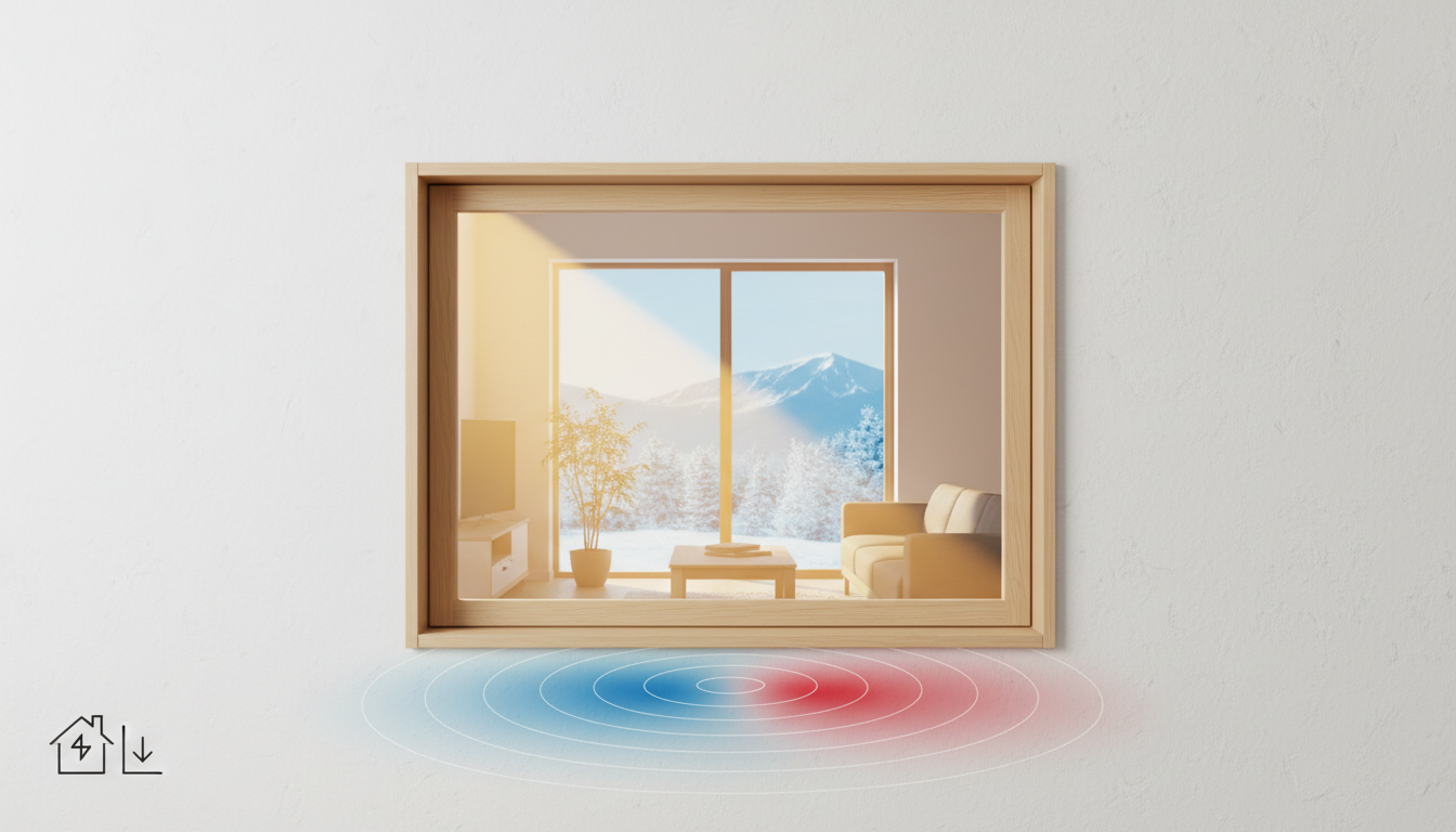 熱損失の大部分は開口部から発生するためです