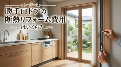 勝手口ドアの断熱リフォーム費用はいくら？