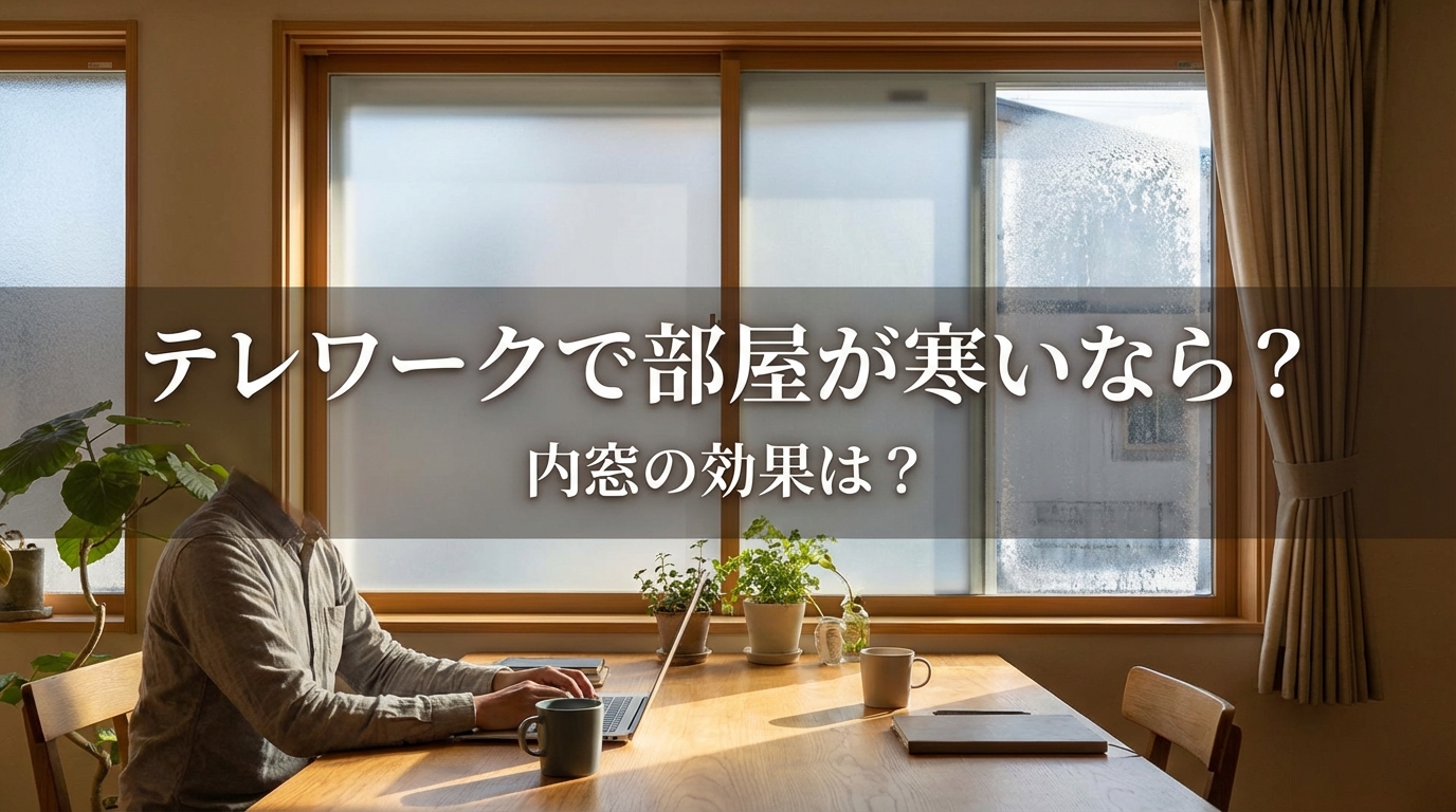 テレワークで部屋が寒いなら内窓の効果は？