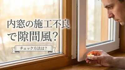 内窓の施工不良で隙間風？チェック方法は？