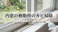 内窓の樹脂枠のカビ掃除にハイターは？