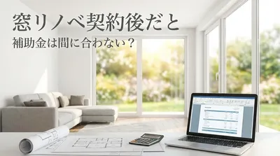 窓リノベ契約後だと補助金は間に合わない？