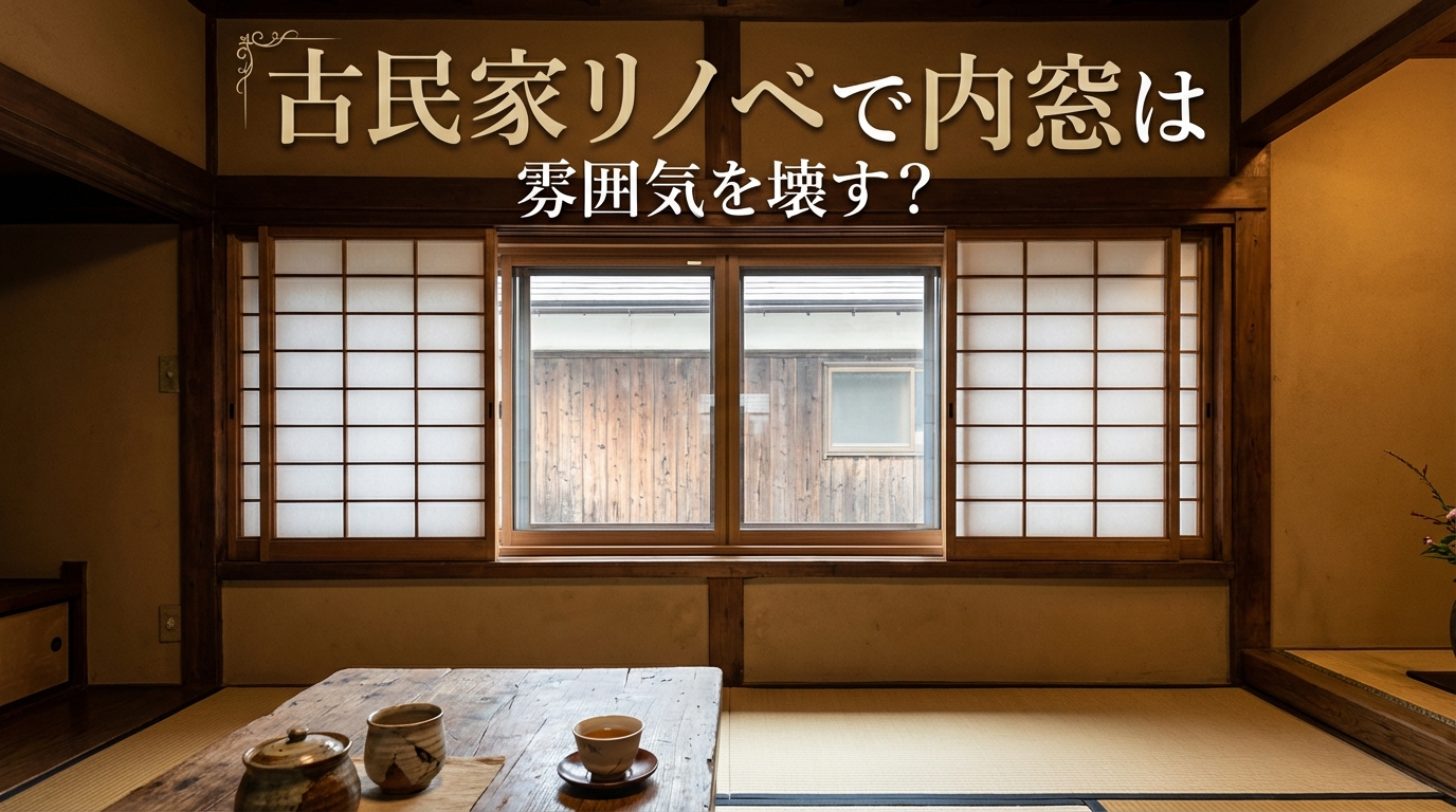 古民家リノベで内窓は雰囲気を壊す?
