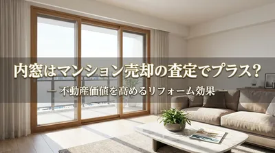 内窓はマンション売却の査定でプラス？