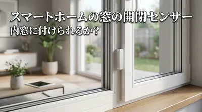 スマートホームの窓の開閉センサーは内窓に付けられるか？