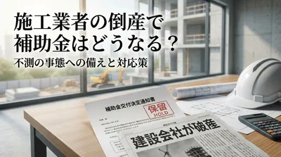 施工業者の倒産で補助金はどうなる？