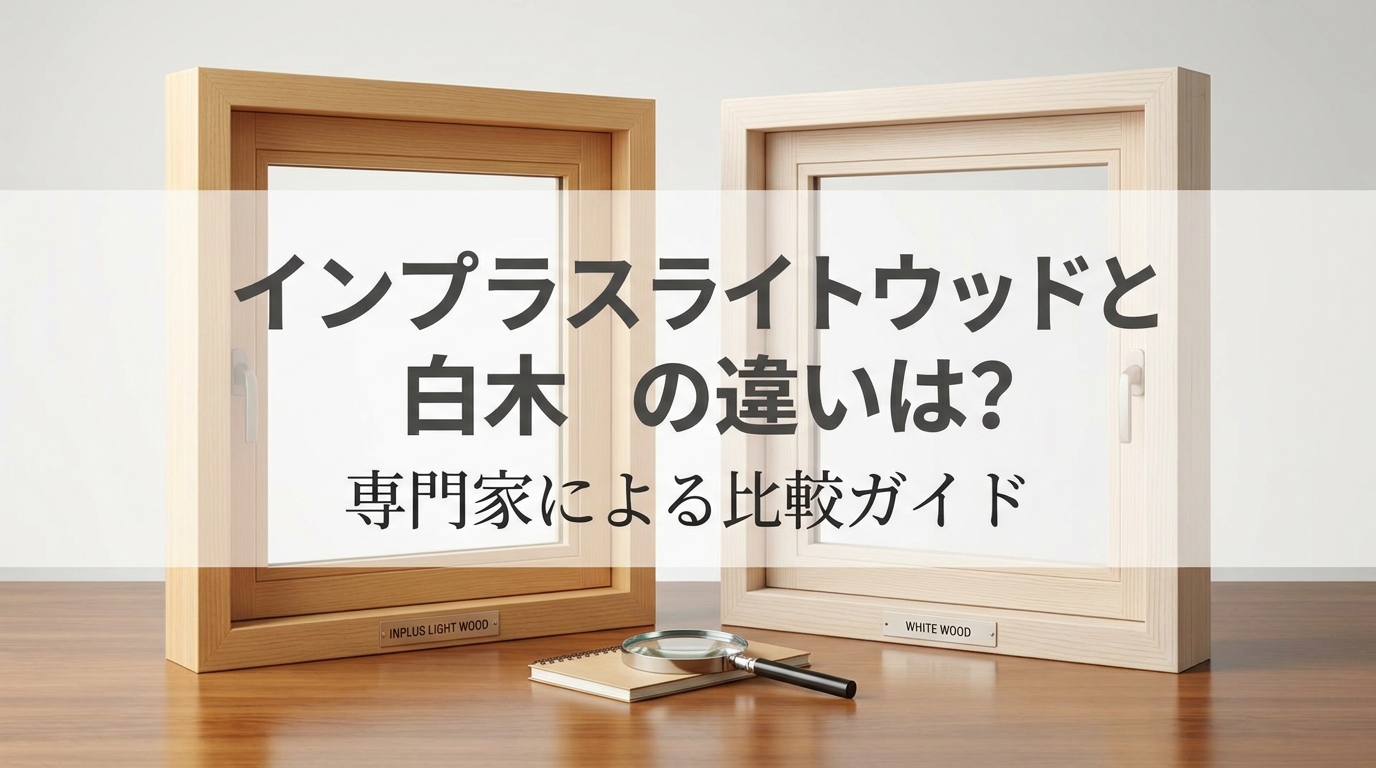 インプラス ライトウッドと白木の違いは?