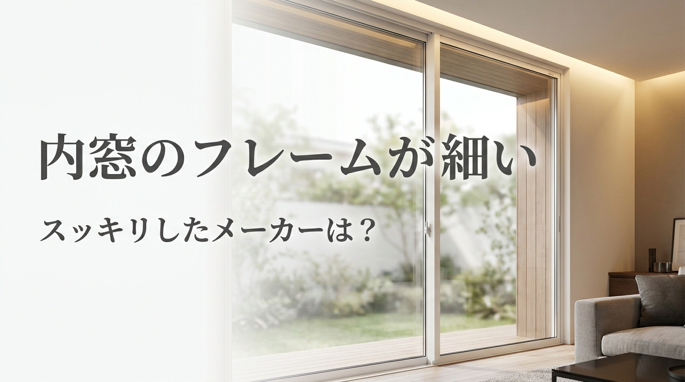 内窓のフレームが細いスッキリしたメーカーは？