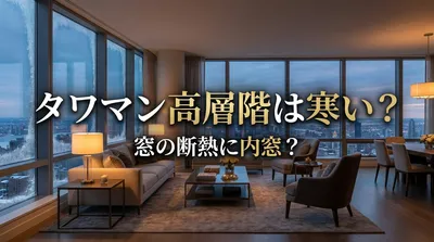 タワマン高層階は寒い？窓の断熱に内窓？