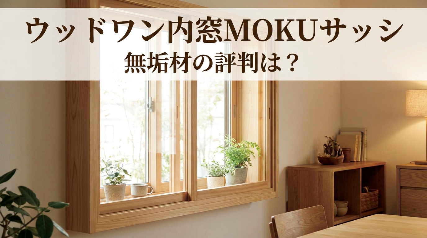 ウッドワン内窓MOKUサッシ無垢材の評判は?