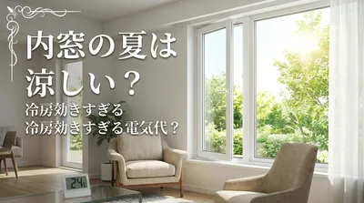 内窓の夏は涼しい？冷房効きすぎる電気代？