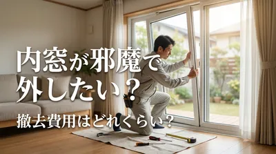 内窓が邪魔で外したい？撤去費用はどれくらい？
