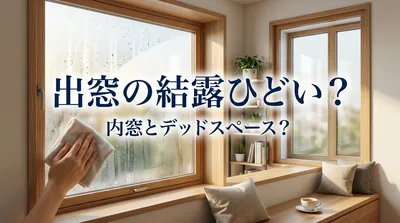 出窓の結露ひどい？内窓とデッドスペース？