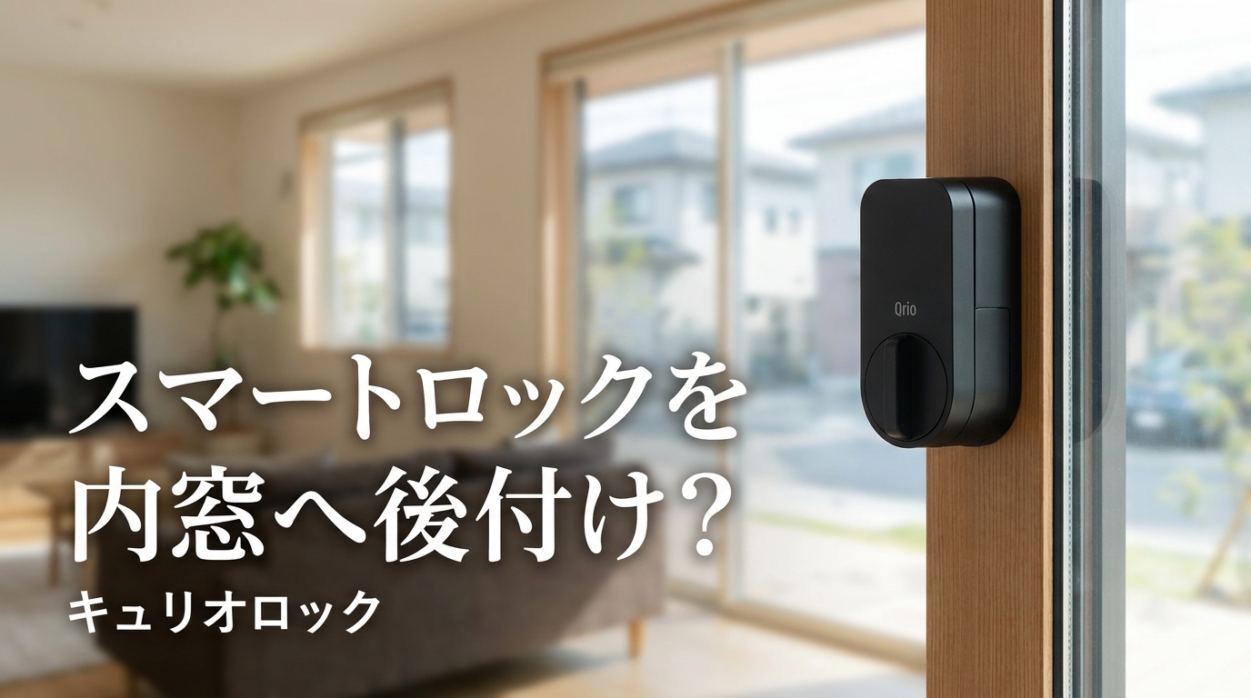 スマートロックを内窓へ後付け？キュリオロック
