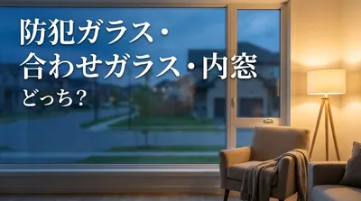 防犯ガラス・合わせガラス・内窓、どっち？