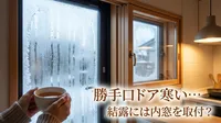 勝手口ドア寒い…結露には内窓を取付？