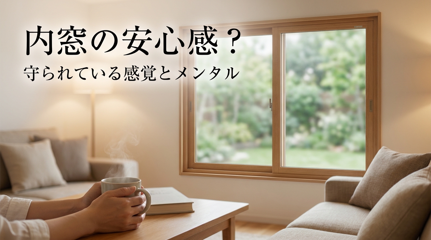 内窓の安心感?守られている感覚とメンタル
