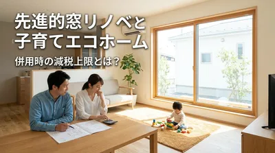 先進的窓リノベと子育てエコホーム併用時の減税上限とは？