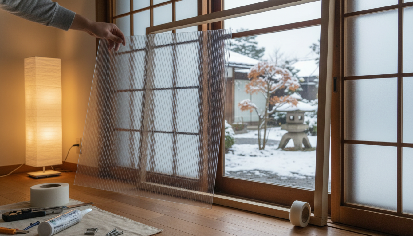 自分で作る内窓で驚きの断熱＆節電に繋がります