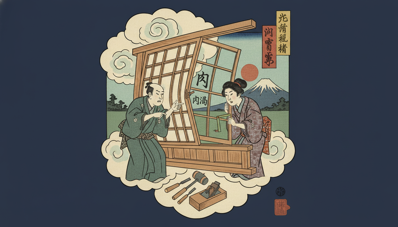 内窓がつかない原因は窓枠の歪み！適切な対策で設置可能です