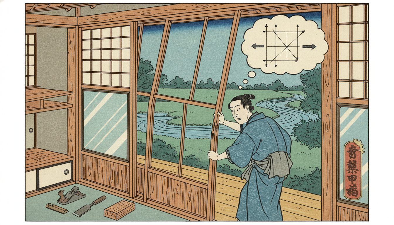 窓枠の歪みを補正して内窓を取り付ける具体的な対策