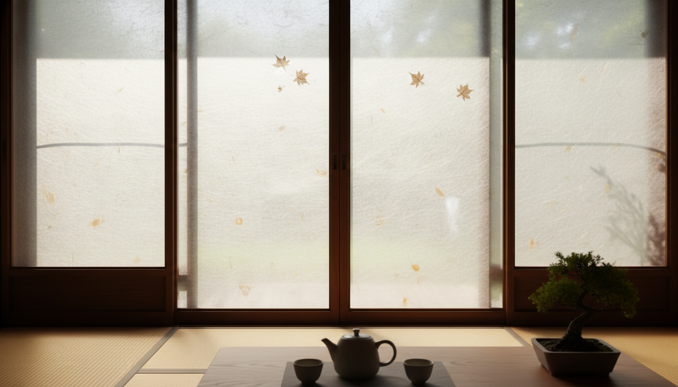 和紙調ガラスを用いた内窓リフォームの実例