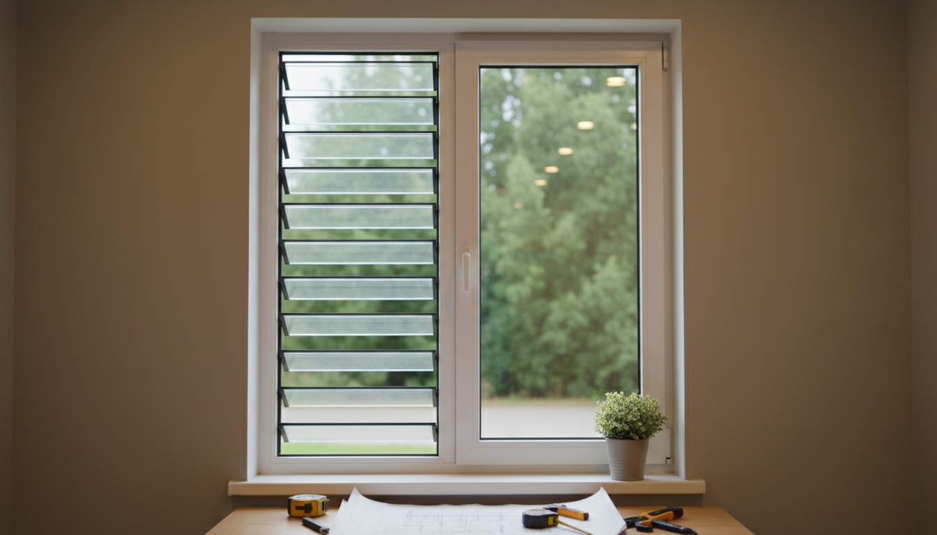 ルーバー窓への内窓後付けは費用対効果が非常に高いリフォームです