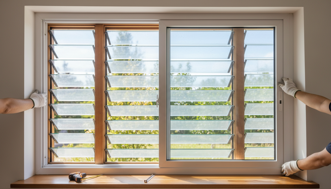 ルーバー窓の改善に内窓の後付けが適している理由