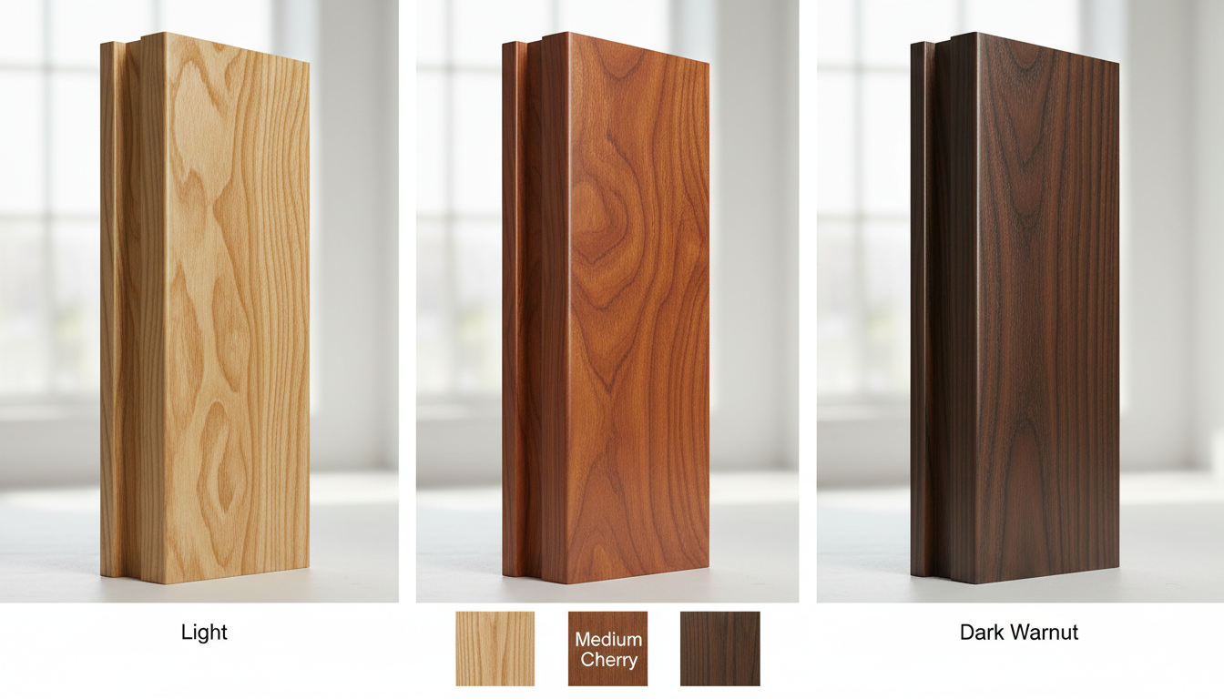 木目調カラーそれぞれの特徴と印象の差