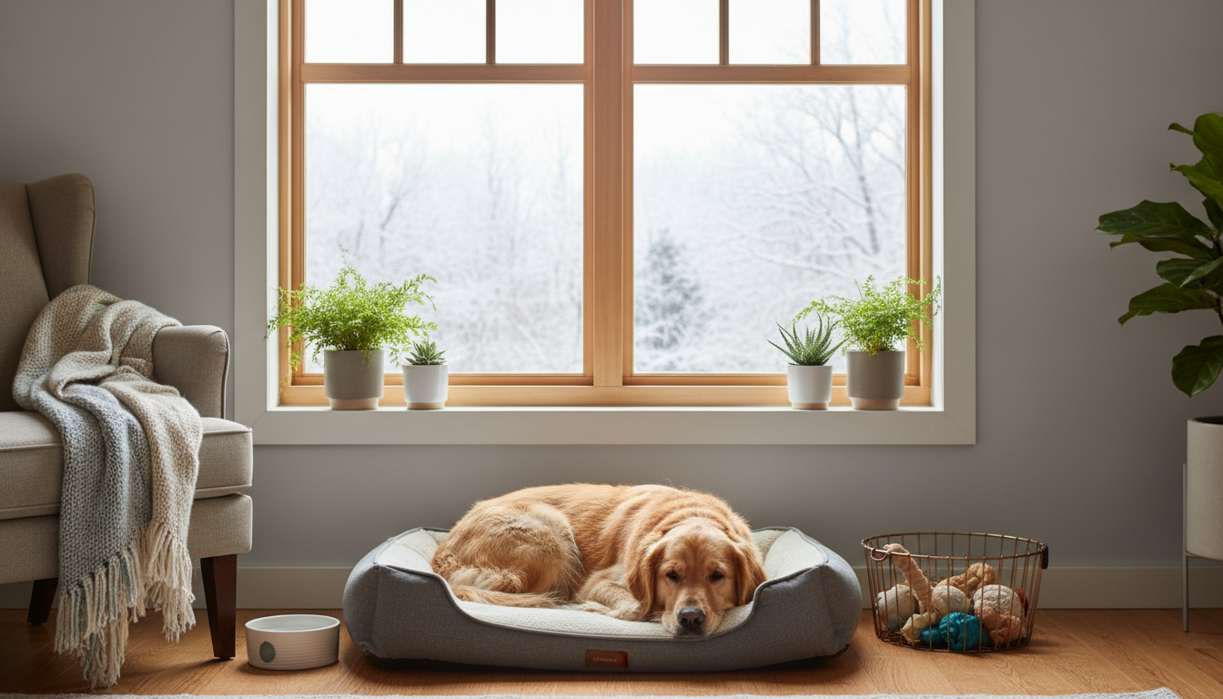 ペットの留守番環境を改善する窓の断熱対策の具体例