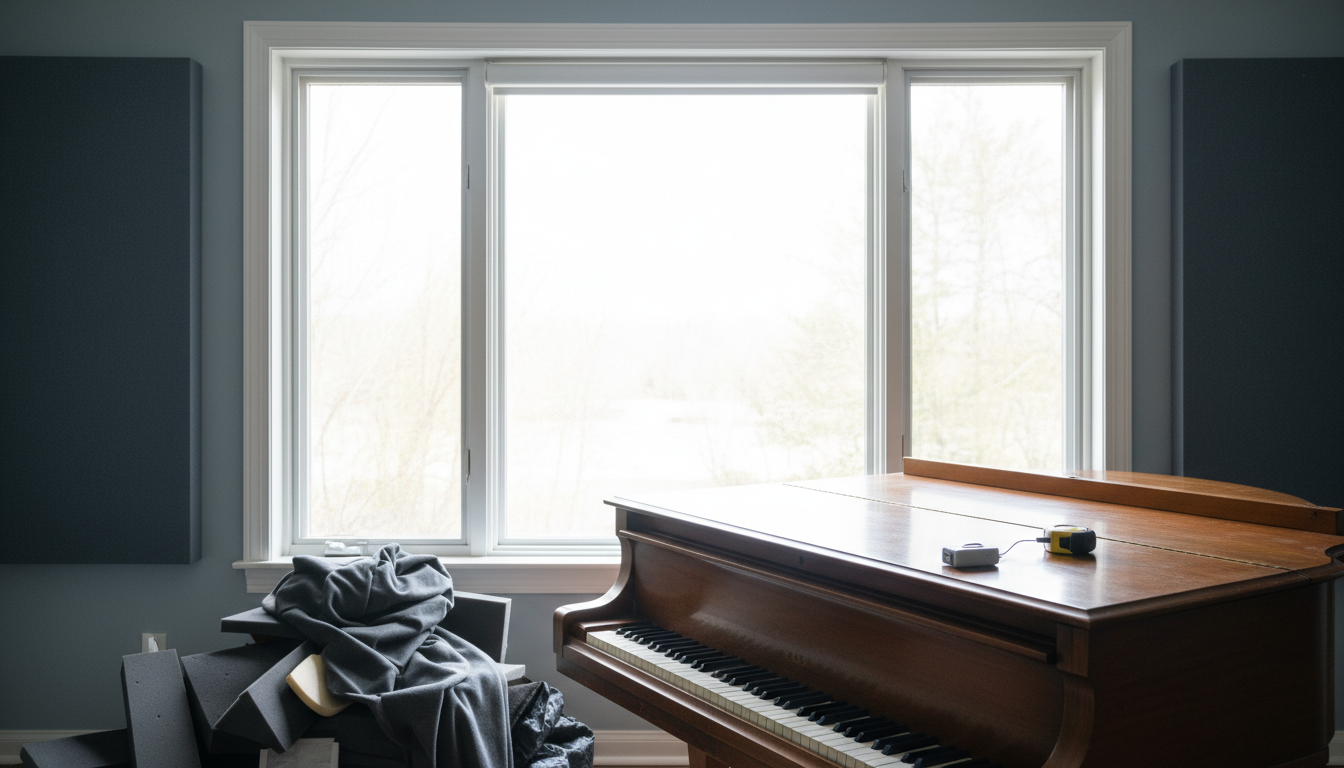 内窓だけではピアノの防音効果が不十分な理由