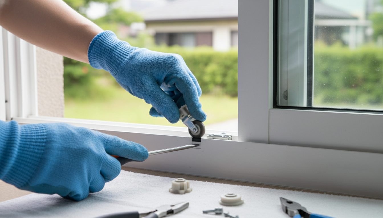 戸車の不具合が発生する原因とDIYでの対応範囲