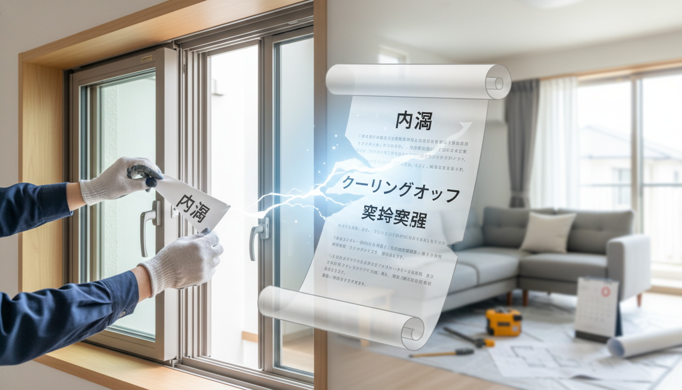 訪問販売によるリフォーム契約が解除できる理由と適用条件