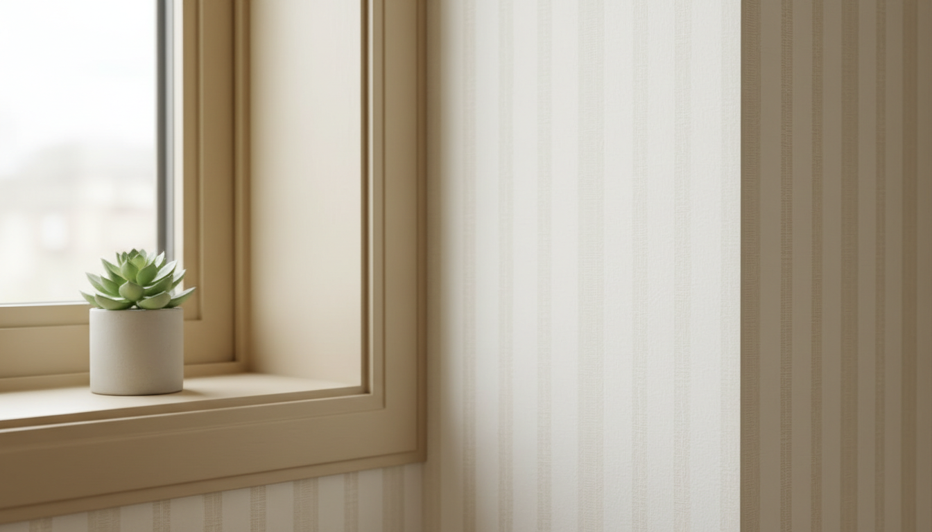 内窓の枠と壁紙の色調を統一することが解決の鍵です