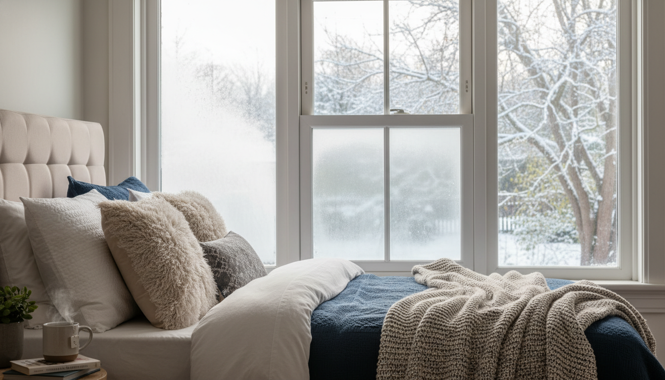 窓際にベッドを置くと寒さを感じる根本的な理由