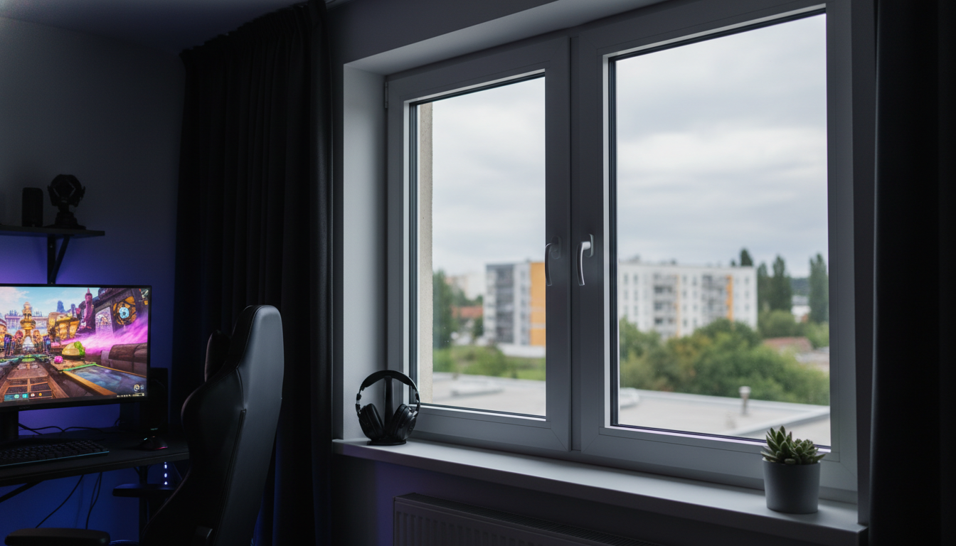 ゲーム部屋の音漏れ対策には内窓の設置が最も効果的です