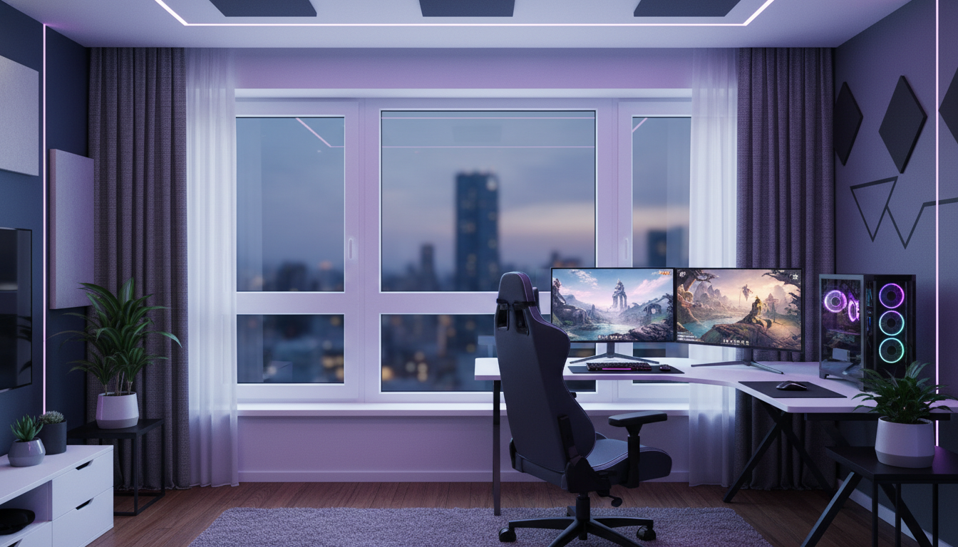 ゲーム部屋の防音に最適な内窓の具体例