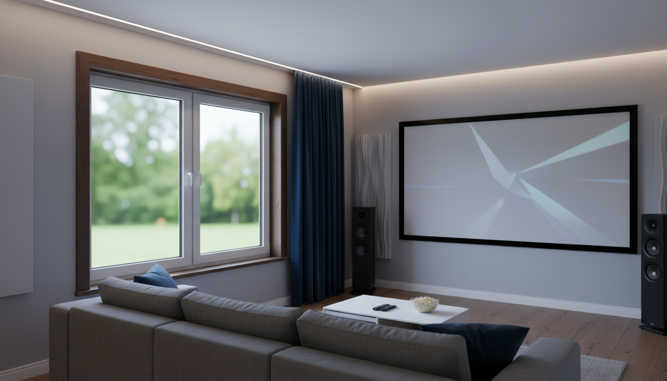 ホームシアターに最適な防音内窓の推奨製品