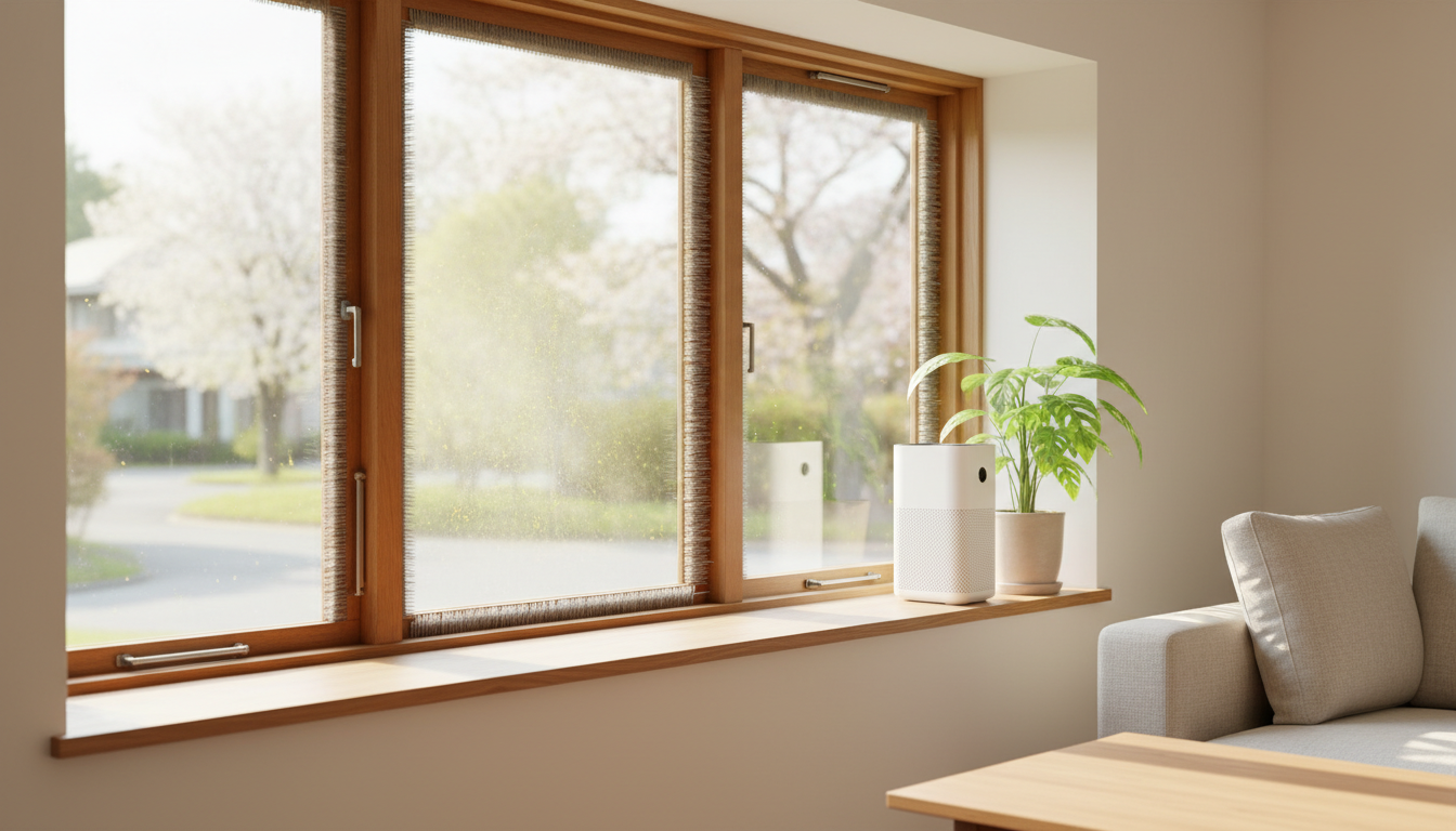 実践的な隙間風・花粉ブロックの具体例