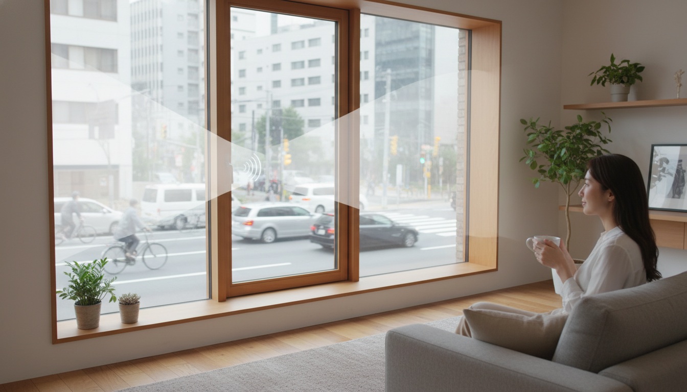 道路族の騒音ストレスには内窓での対策が効果的です