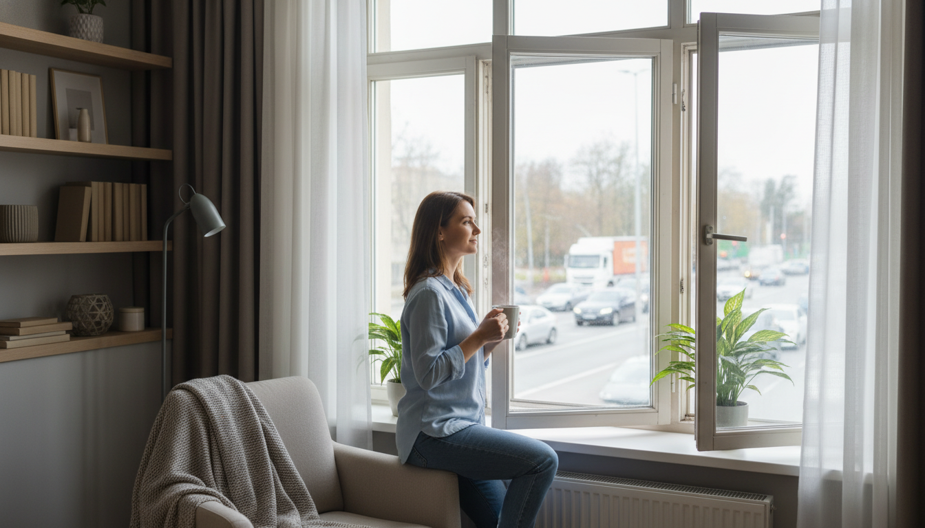 内窓の設置で騒音ストレスを解消した事例