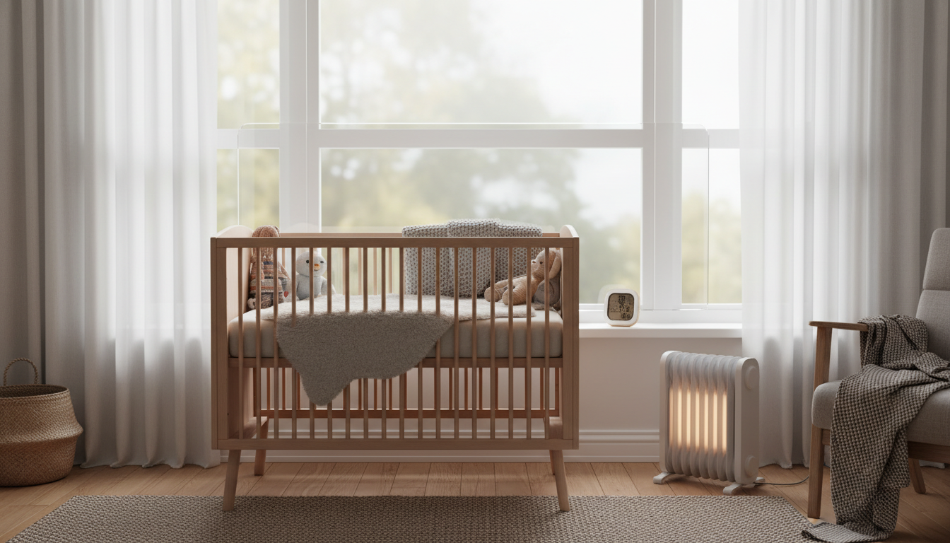 ベビーベッド周辺を暖かく保つ具体的な防寒アイデア