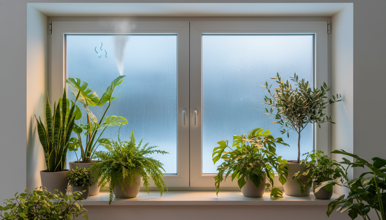 窓からの冷気が植物に与える影響と二重構造が効果的な理由