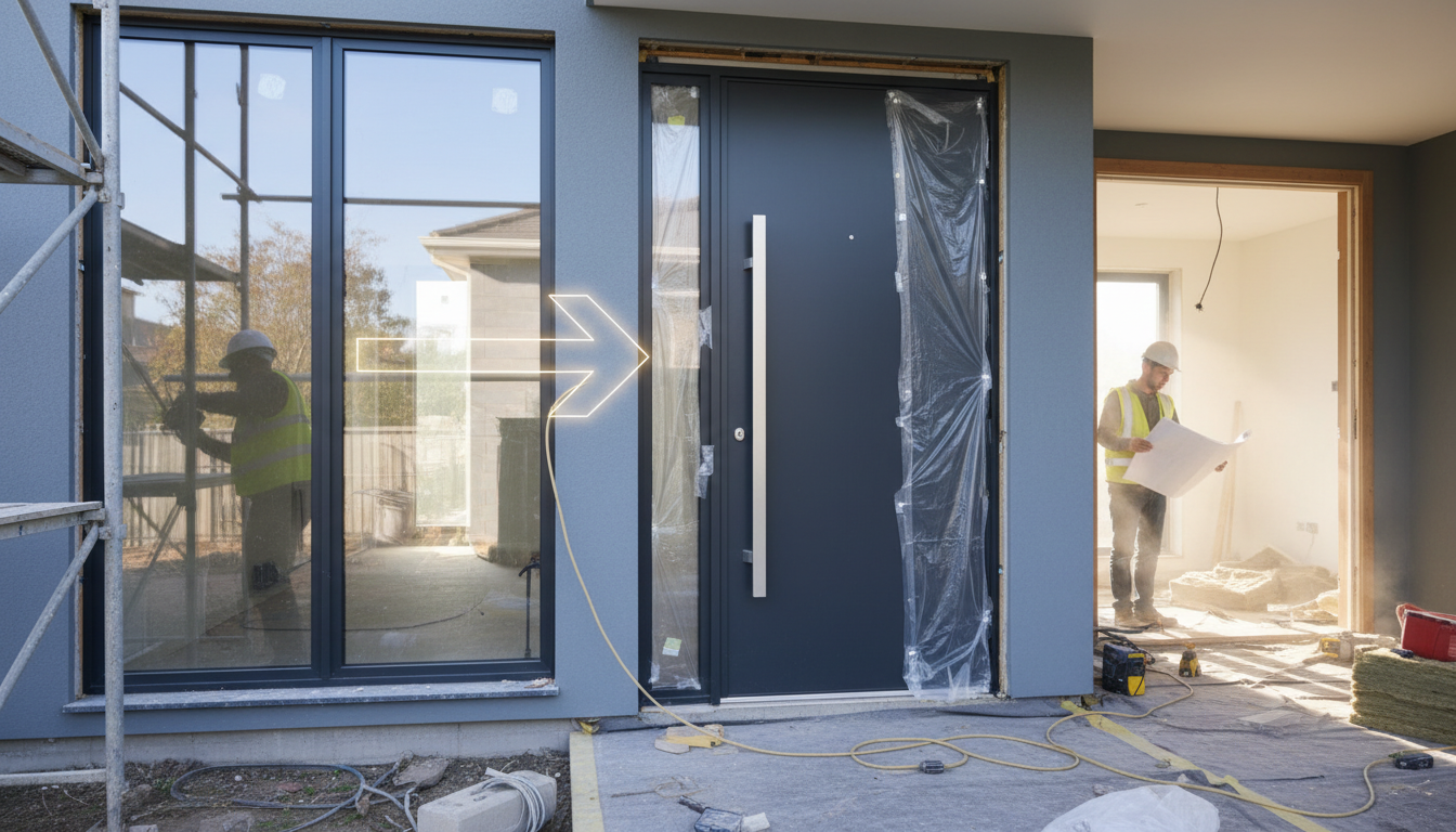 玄関ドアの補助金適用は窓リフォームとの同時契約が必須です