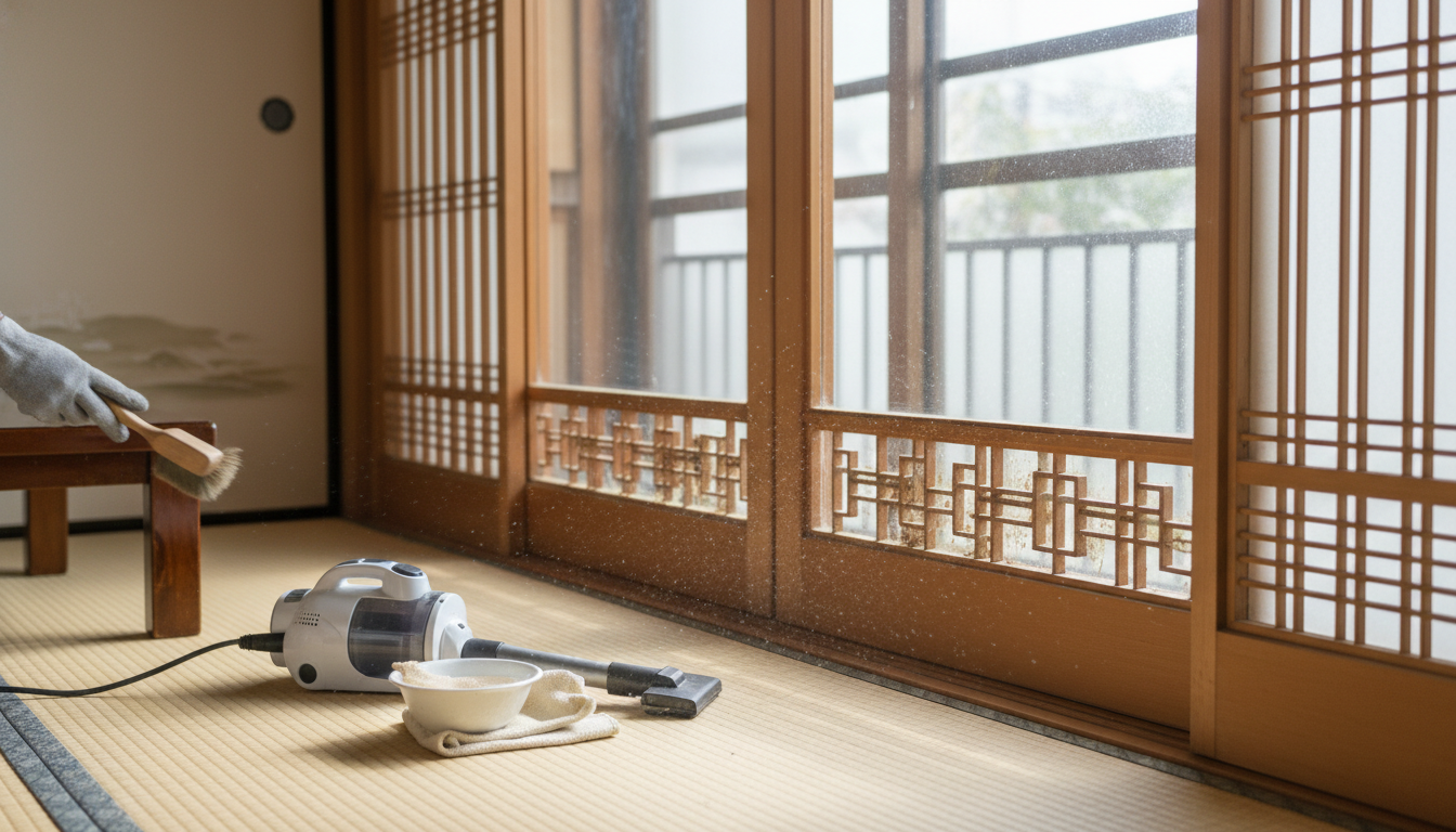 手間をかけずに窓周りをきれいにする実践的な手順