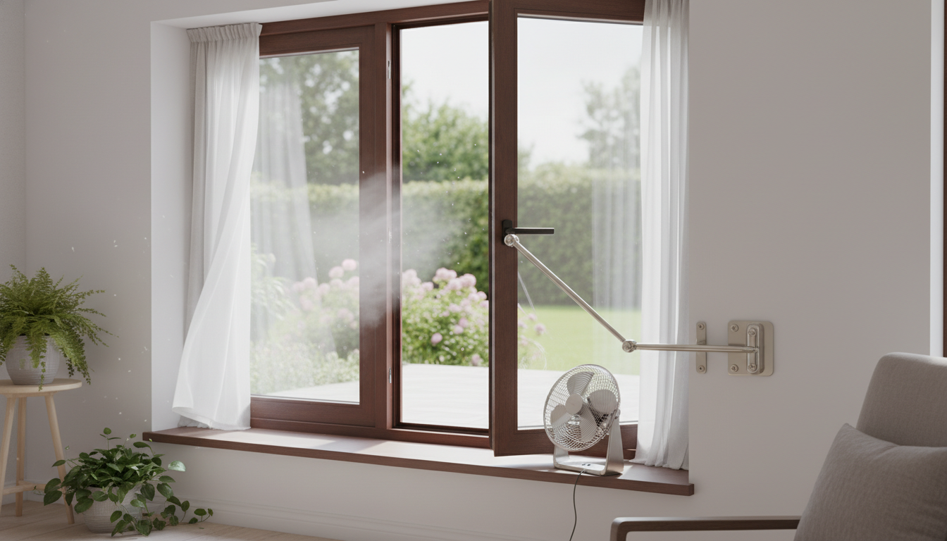 内窓の開けっ放し換気は工夫次第で快適に実現可能です