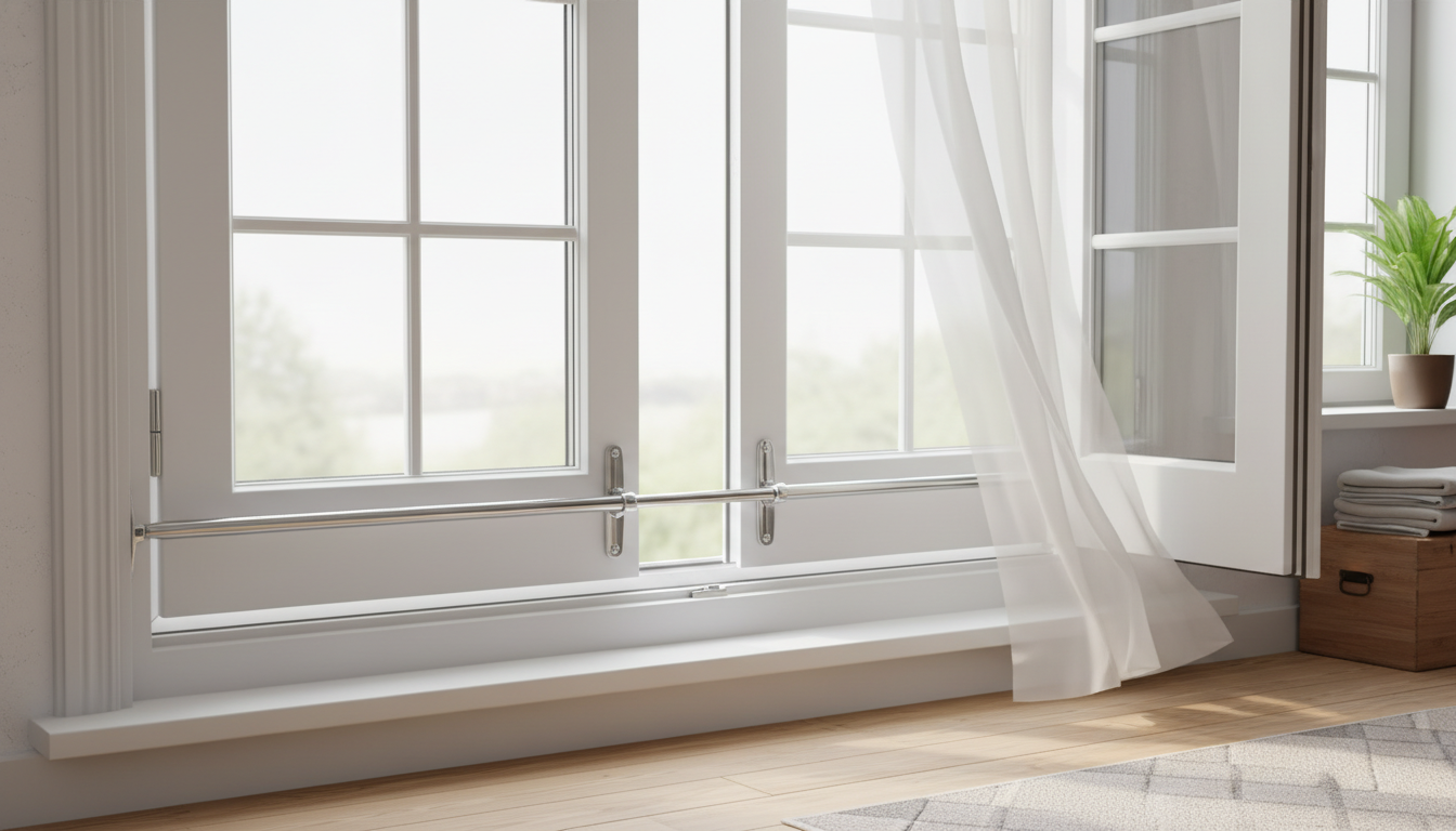 重い内窓を開けっ放しで換気するための実践的な対策例