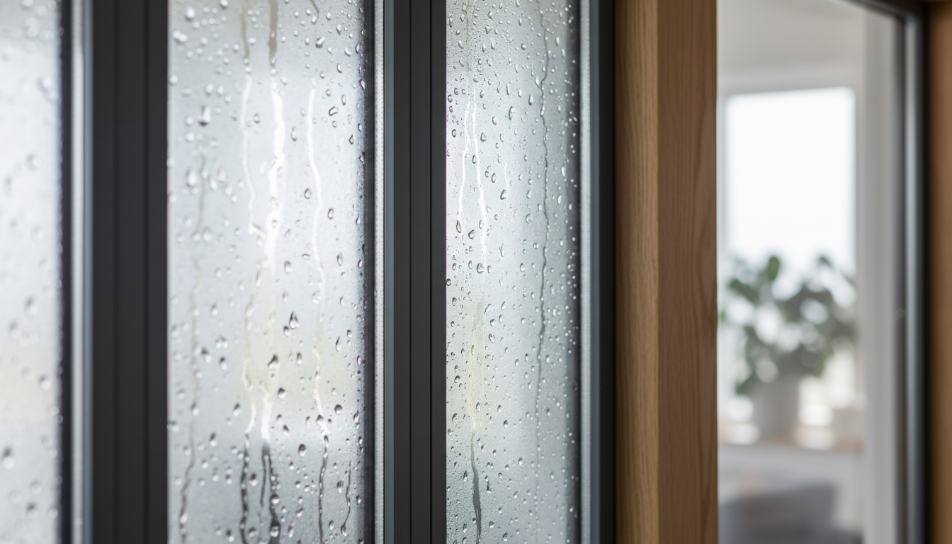 内窓の間に発生する水滴の正体と根本的な要因